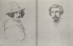 Die Maler Franz Nadorf und Wilhelm Ahlherr