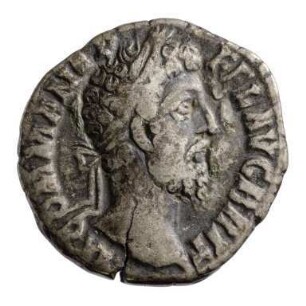 Münze, Denar, 186 - 189 n. Chr.