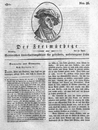 Nro. 86, Dienstag, den 30. April 1811