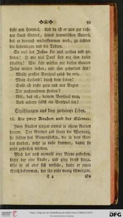 Erzählungen aus dem gemeinen Leben