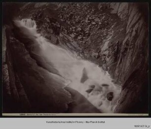Panorama mit Reussfall bei der Teufelsbrücke