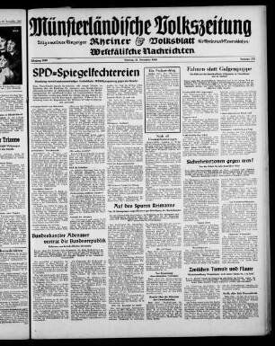 Münsterländische Volkszeitung : Rheiner Volksblatt : Westfälische Nachrichten : allgemeiner Anzeiger für Rheine und Neuenkirchen