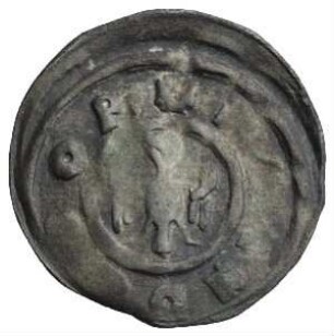Fundmünze, Denar, um 1260