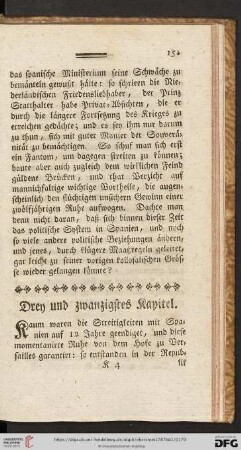 Drey und zwanzigstes Kapitel