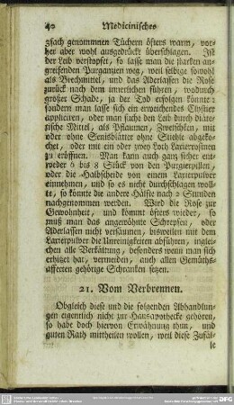 21. Vom Verbrennen