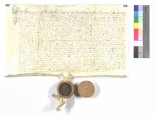 Bürgermeister und Rat der Stadt Gmünd verkaufen an Pater Hieronymus Hueber, Prior, und Konvent des Augustinerklosters zu Gmünd 40 Gulden jährlichen Zins um 800 Gulden.