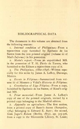 Bibliographical data