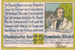 Notgeld der Gemeinde Stotel