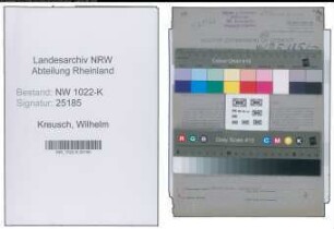 Entnazifizierung Wilhelm Kreusch , geb. 19.08.1902 (Ingenieur)