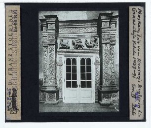 Moskau, Kreml, Granovitaja Palata / Facettenpalast (Грановитая палата) : Tür von Krasnoje Krylco ins Facettenpalast