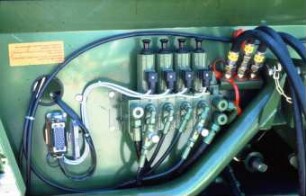 Fotografie: Düngerstreuer, Hydraulik, Maschinenelement