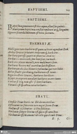 [B] Baptismi - Summi boni