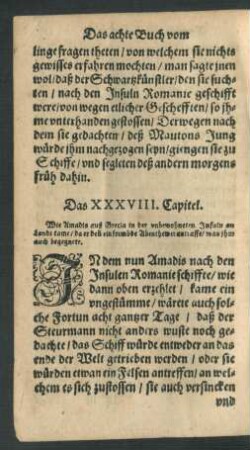 Das XXXVIII. Capitel.