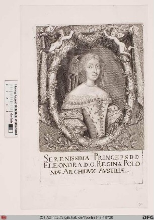 Bildnis Eleonora Maria Josepha, Königin von Polen, geb. Erzherzogin von Österreich