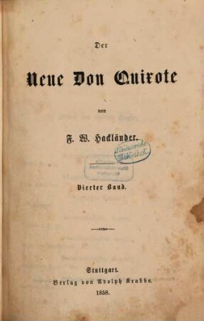 Der neue Don Quixote, 4