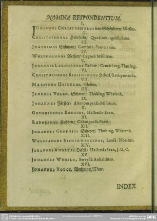 Nomina Respondentium