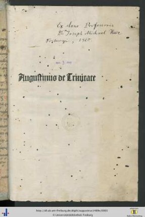 Augustinus de Trinitate