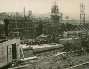Staustufe Neckarsteinach und Neckargerach, Deutschland, 1930-1931