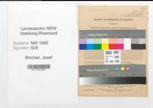 Entnazifizierung Josef Brocher , geb. 22.05.1922 (Polizist)