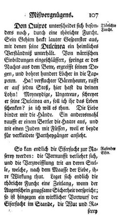 Thörichte Furcht
