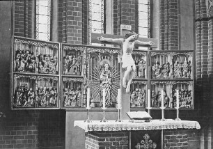 Gnoien (Güstrow), St. Marien, Schnitzaltar