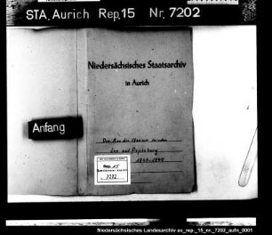 Bau der Chaussee zwischen Leer und Papenburg