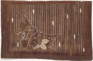 Katagami - Bambus mit Pflanzenmotiv