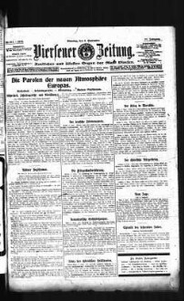 Viersener Zeitung : aelteste Zeitung des Dreistädtegebietes, verbunden mit der "Wacht" in Dülken und Süchteln