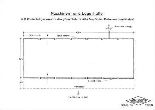 Maschinen- und Lagerhalle
