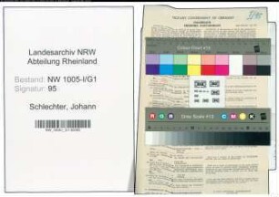 Entnazifizierung Johann Schlechter , geb. 27.06.1898 (Justizsekretaer)