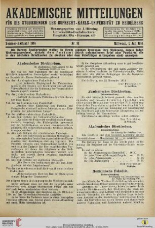Nr. 10 (01. Juli 1914)