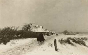 Dorf im Schnee