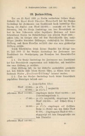 119. Paulinen-Stiftung