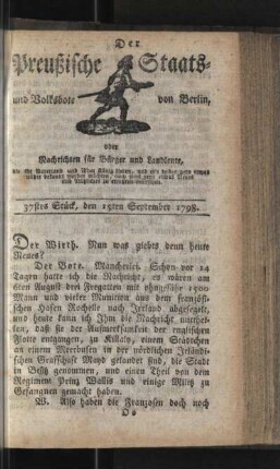 37stes Stück, den 15ten September 1798