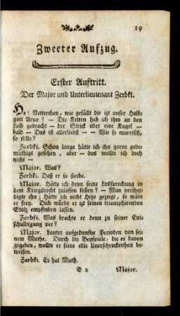 Zweeter Aufzug.
