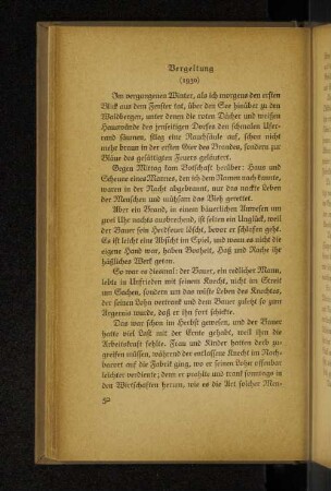 Vergeltung