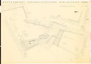 Wettbewerb Grüngestaltung Neu-Altona, Hamburg: Kinderspielplatz: Lageplan mit Gartenplan 1:100