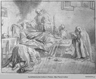 Tod der heiligen Magherete von Cortona