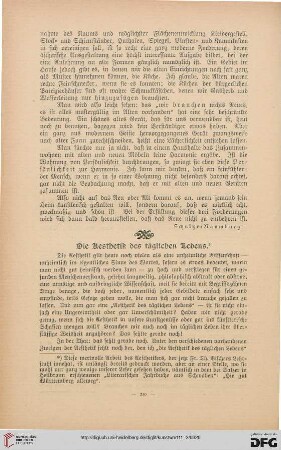 Die Aesthetik des täglichen Lebens, [1]