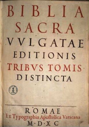 Biblia sacra vulgatae editionis