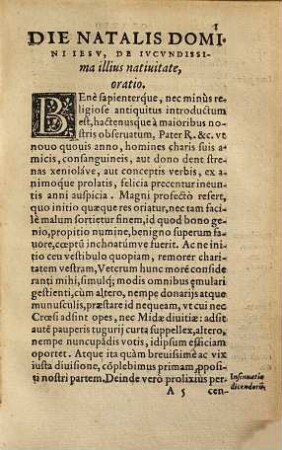 Declamationes Theologicae Triginta Tres, De Praecipvis Cvm Ecclesiae Catholicae Feriis, tum religionis Christianae capitibus