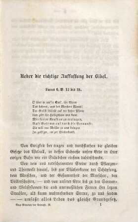 Neue Stunden der Andacht : zur Beförderung wahrer Religiosität ; ein Buch zur Erbauung und Belehrung für denkende Christen, 3