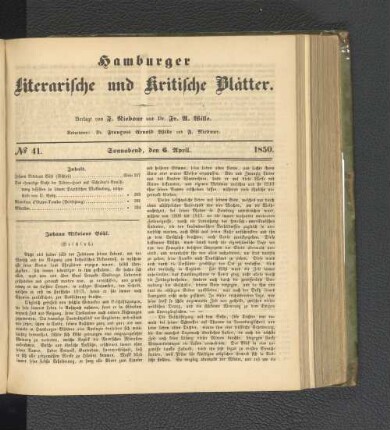 No. 41. 6. April 1850