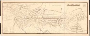 Bebauungsplan der Stadterweiterung für Petersdorf: Grundplan und Lageplan 1:2500, Maßstabsleiste