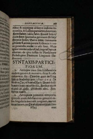 Syntaxis Participiorum.