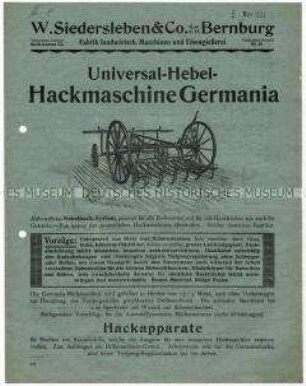 Universal-Hebel-Hackmaschine