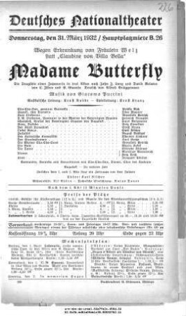 Madame Butterfly