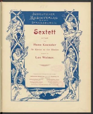 Sextett in F-moll