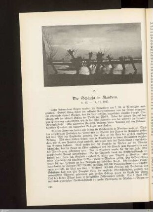 15. Die Schlacht in Flandern