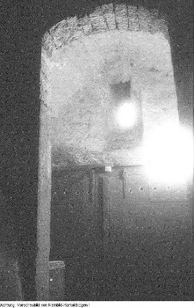 Burg Hohnstein (Gedenkstätte für die Opfer des Faschismus). Verlies nach der Nutzung als 1. Konzentrationslager Sachsens und Kriegsgefangenenlager